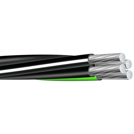Southwire Compact Stranded 8000 Service Entrance Cable, Aluminum Conductor 2-2-4-6X500AL USE